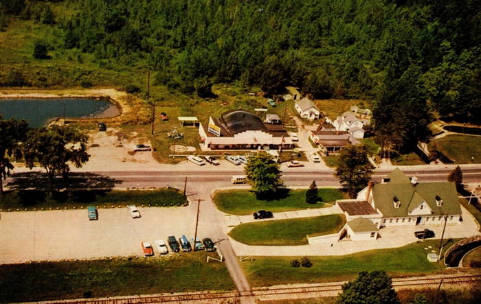 Paris Fish Hatchery - Old Postcard View (newer photo)